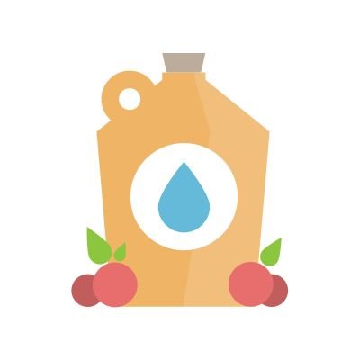 SOMDUG logo: An orangey-coloured apple cider bottle with a plain blue Drupal icon inside.
