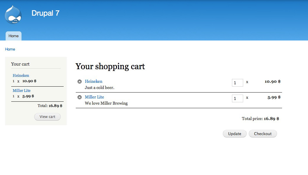Basic Cart