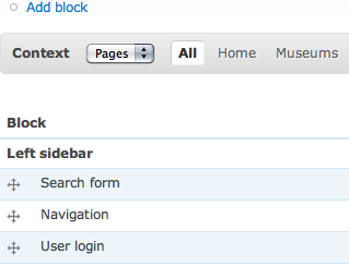 Block Context Menu