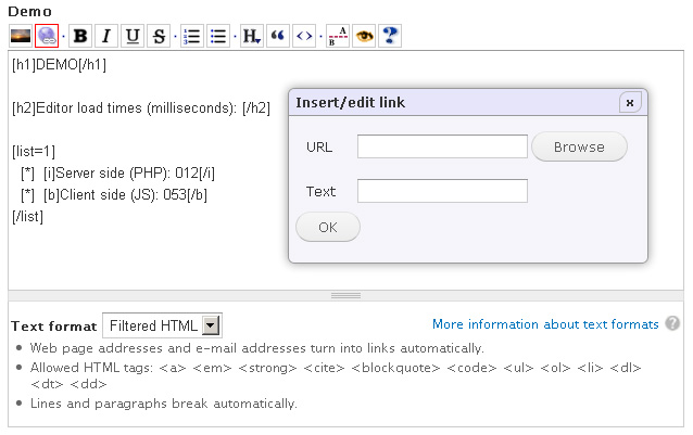 BUEditor Screenshot