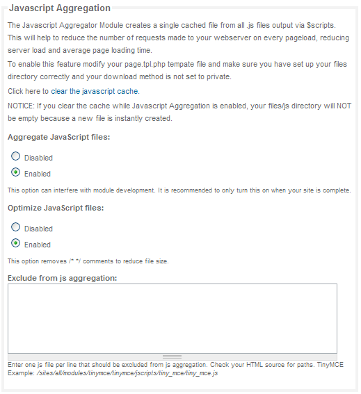Javascript Aggregator