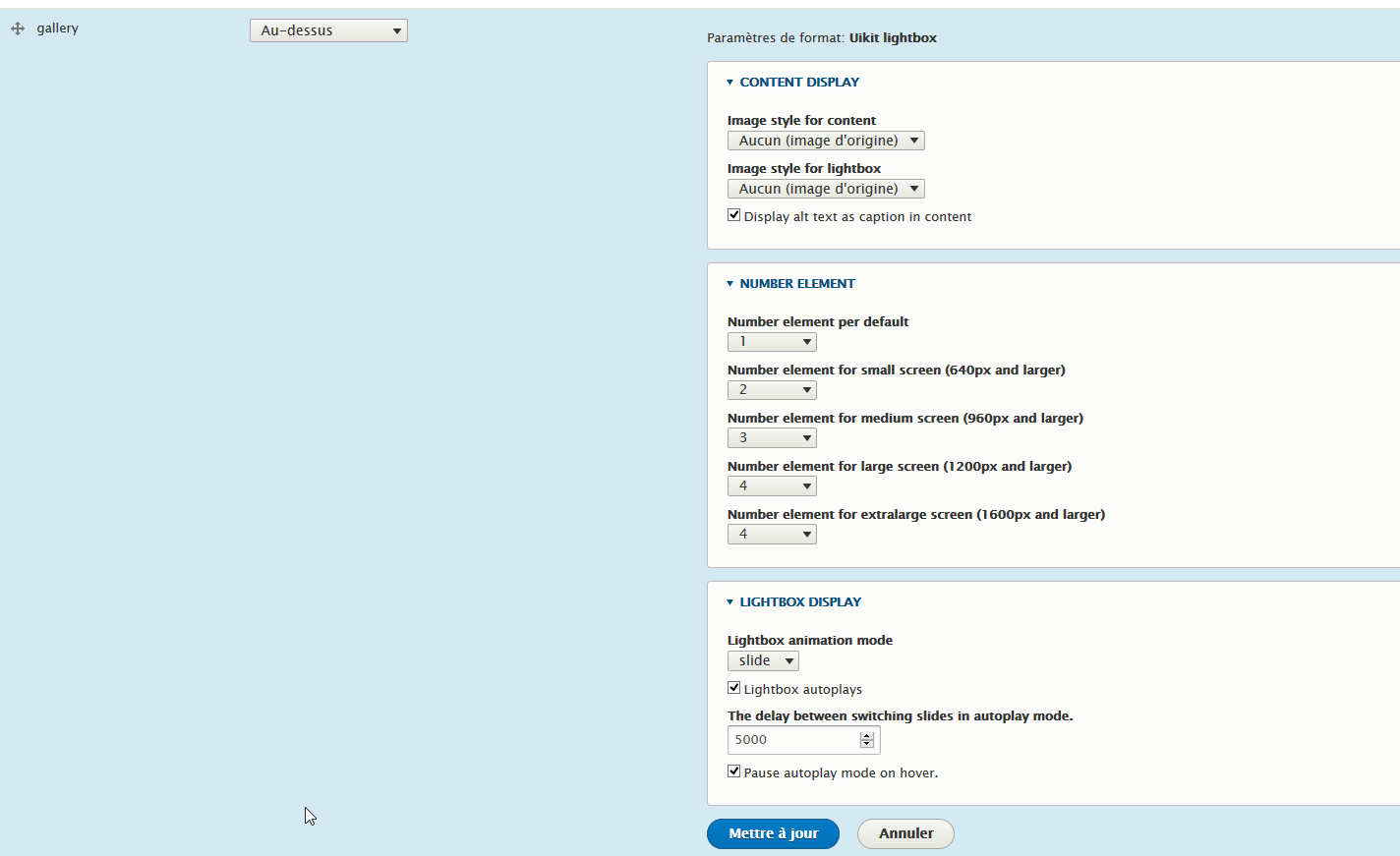 UIkit Image Formatter - config