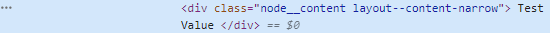 Minimal field markup code example