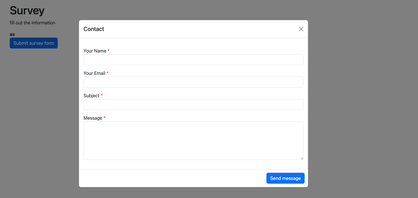 https://www.drupal.org/project/bootstrap4_modal