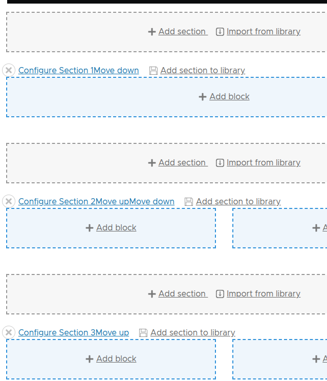 Layout Builder Reorder with Olivero