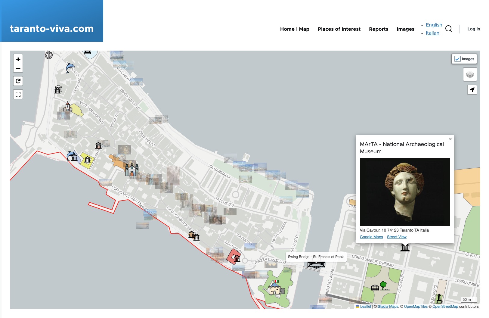 Drupal Leaflet module - Taranto Viva - Italo Mairo