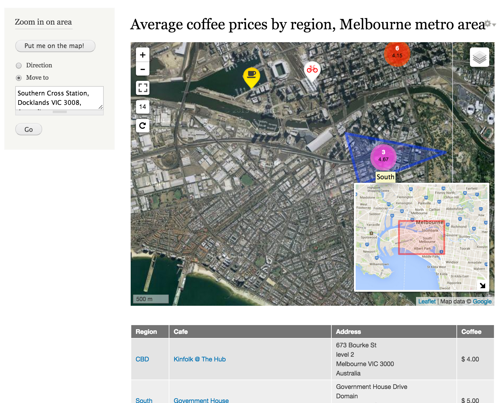 IPGV&M Google maps via Leaflet with RegionBond and mini-map inset