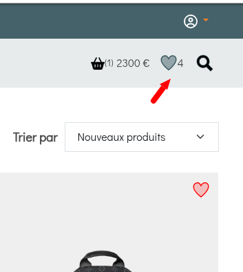 commerce wishlist button