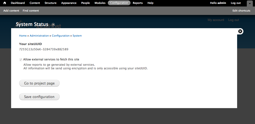 Drupal Admin Menu