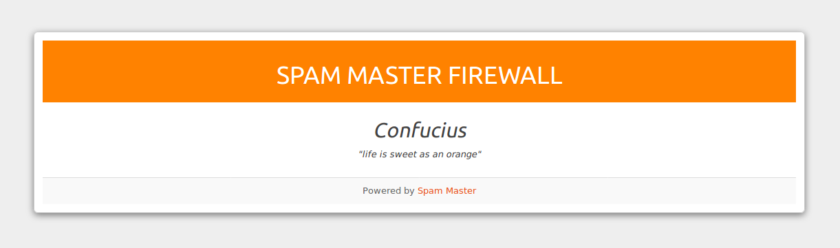 Spam Master Firewall