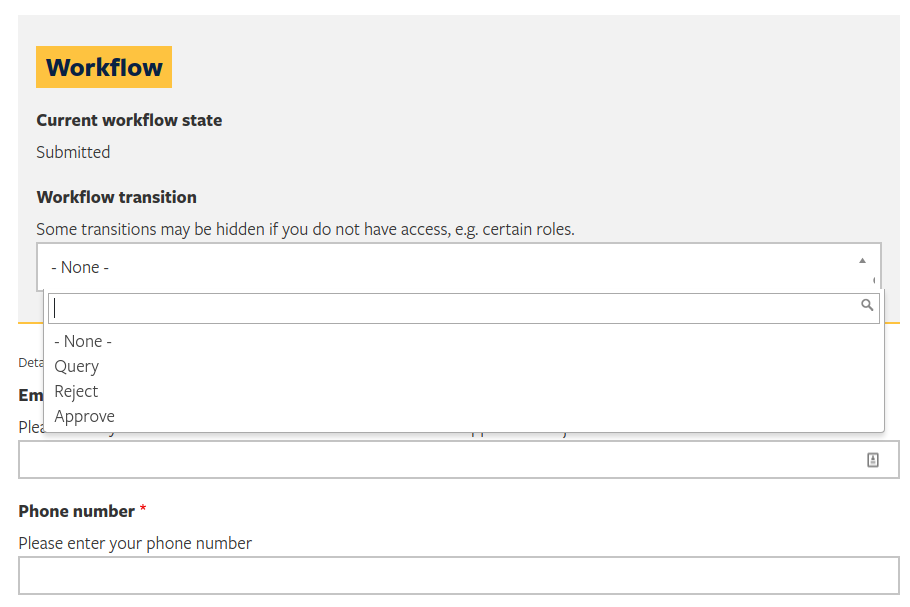 Form element (in custom theme)