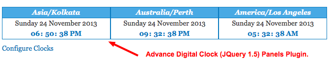 digital advance clock