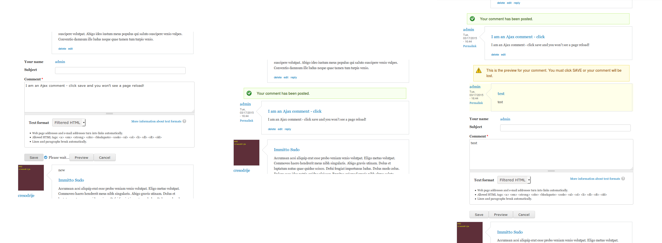 Submit screenshot