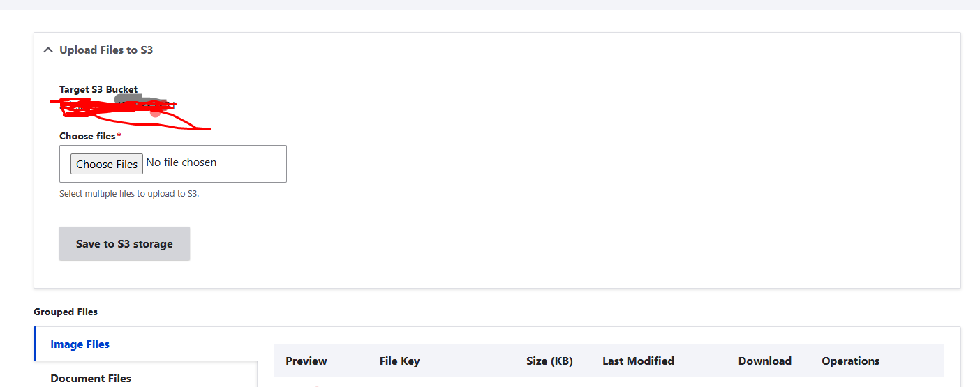 Aws cred Form