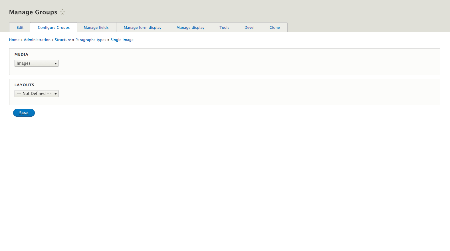 Define groups within your paragraph browsers