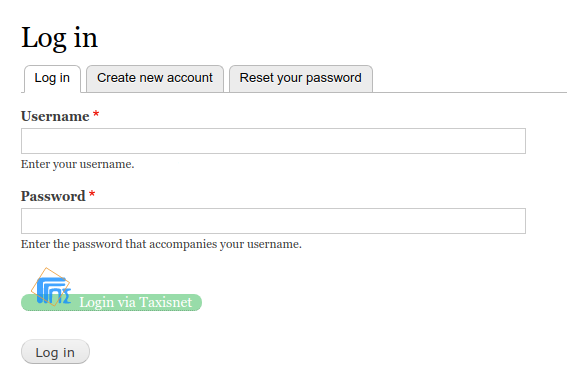 gsis login alter login form