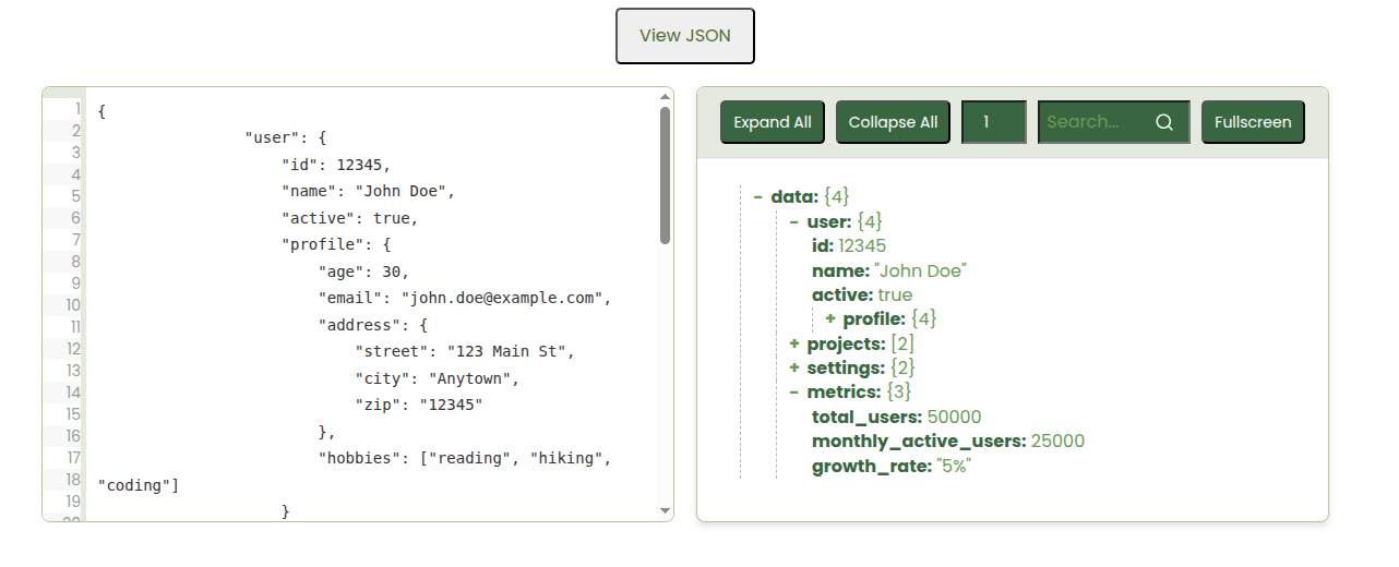 JSON Viewer