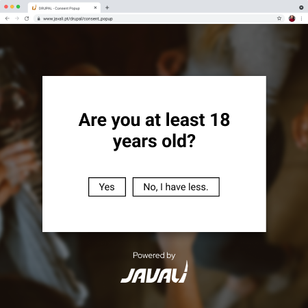 consent popup