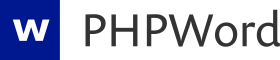 PHPWord library