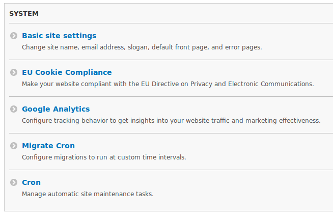 Migrate cron system