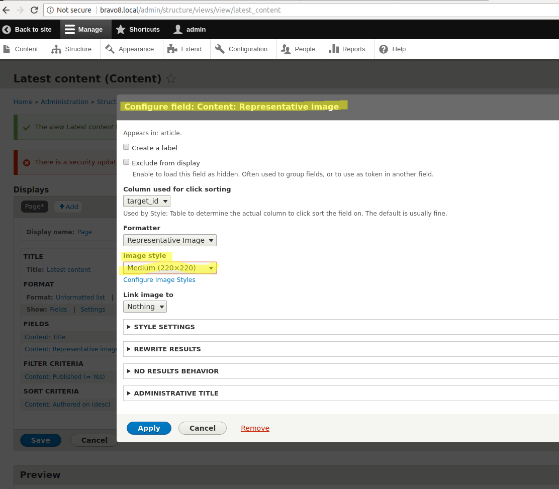 Views integration