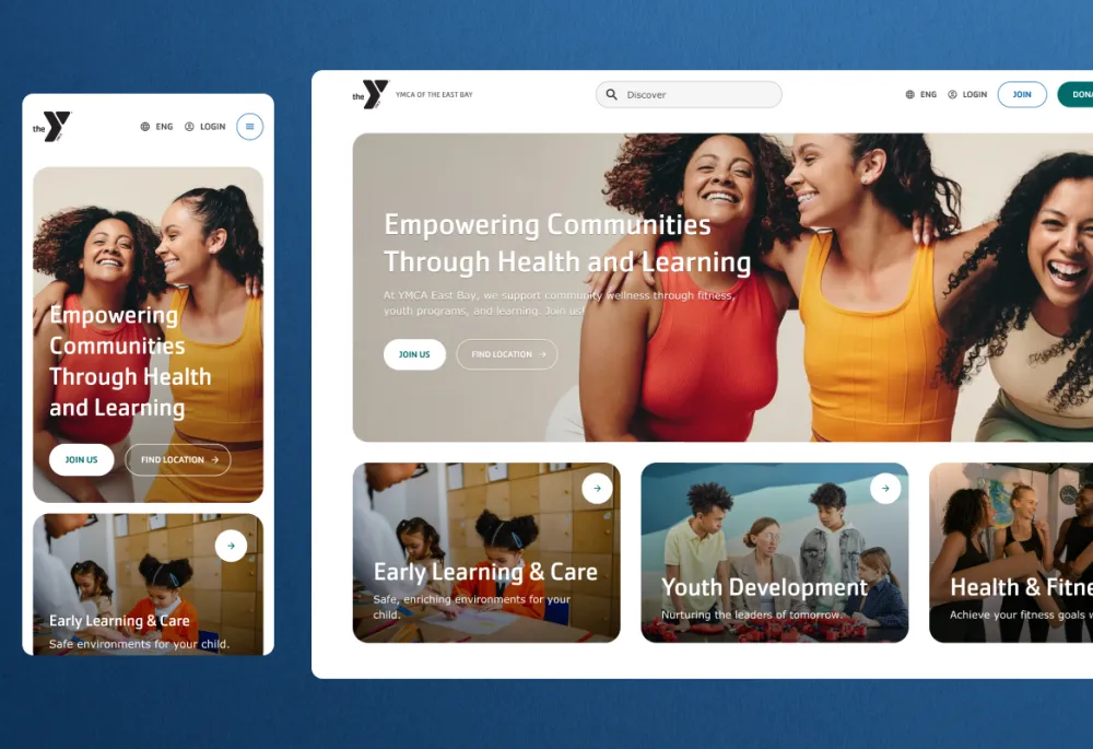 YMCA of the East Bay updated website