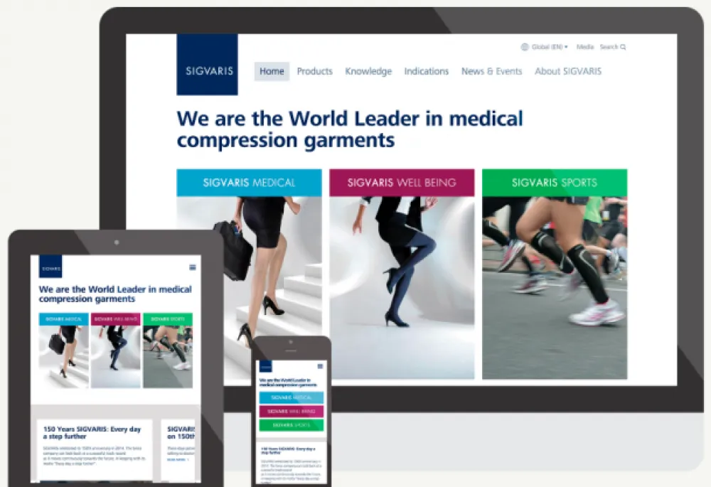 SIGVARIS main page