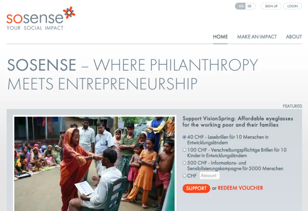 Sosense - Your Social Impact