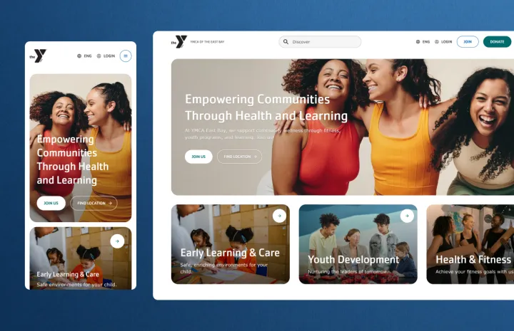YMCA of the East Bay updated website