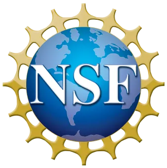 National Science Foundation logo of globe with NSF across it