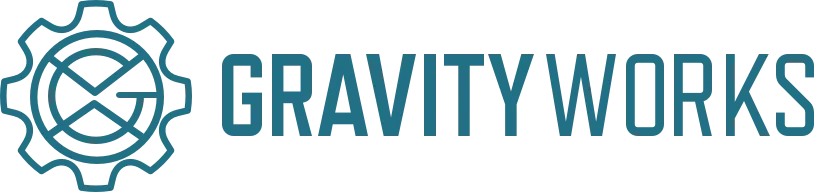 Logo for Gravity Works Design + Development
