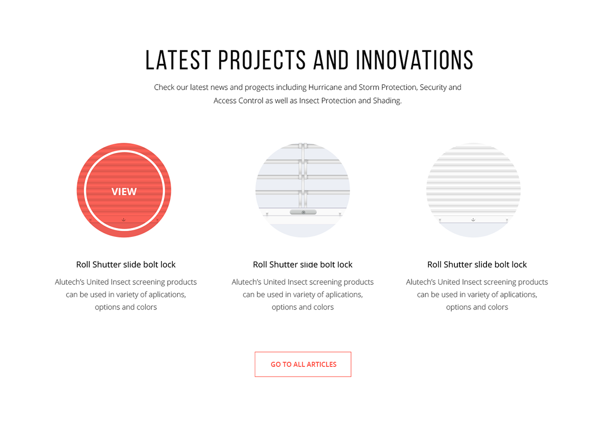 Alutech - Latest projects and innovations