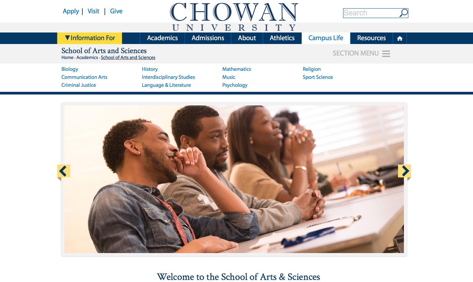 Arts and Sciences