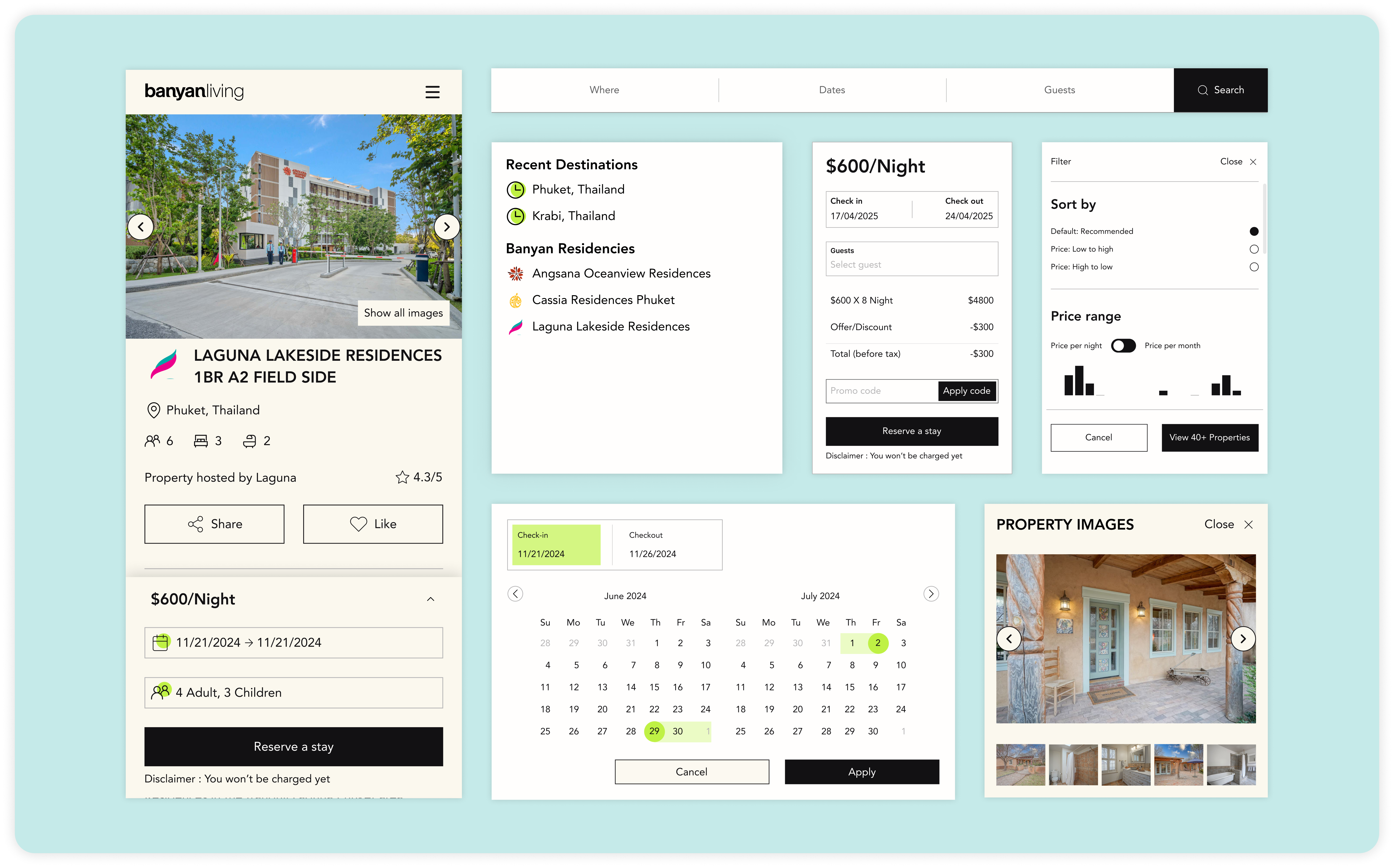 Banyan Living Hospitality Platform created by QED42