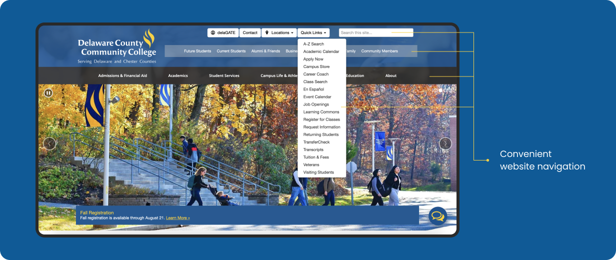 College-website-on-drupal-cms