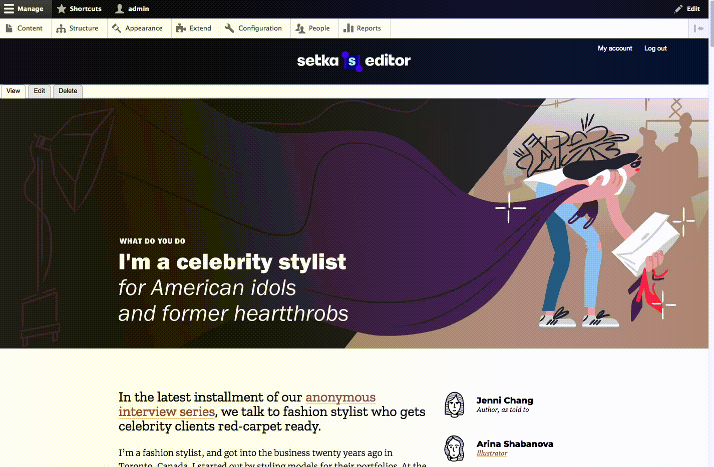 Article demo post