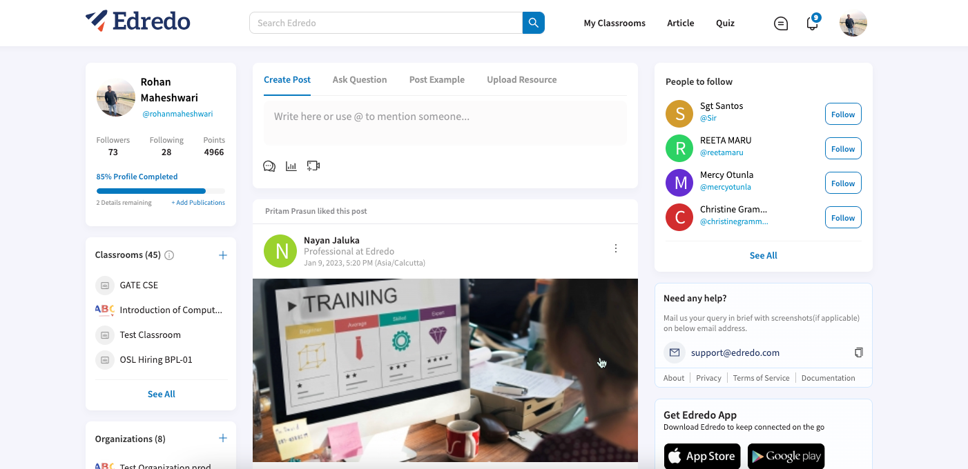 Edredo Dashboard