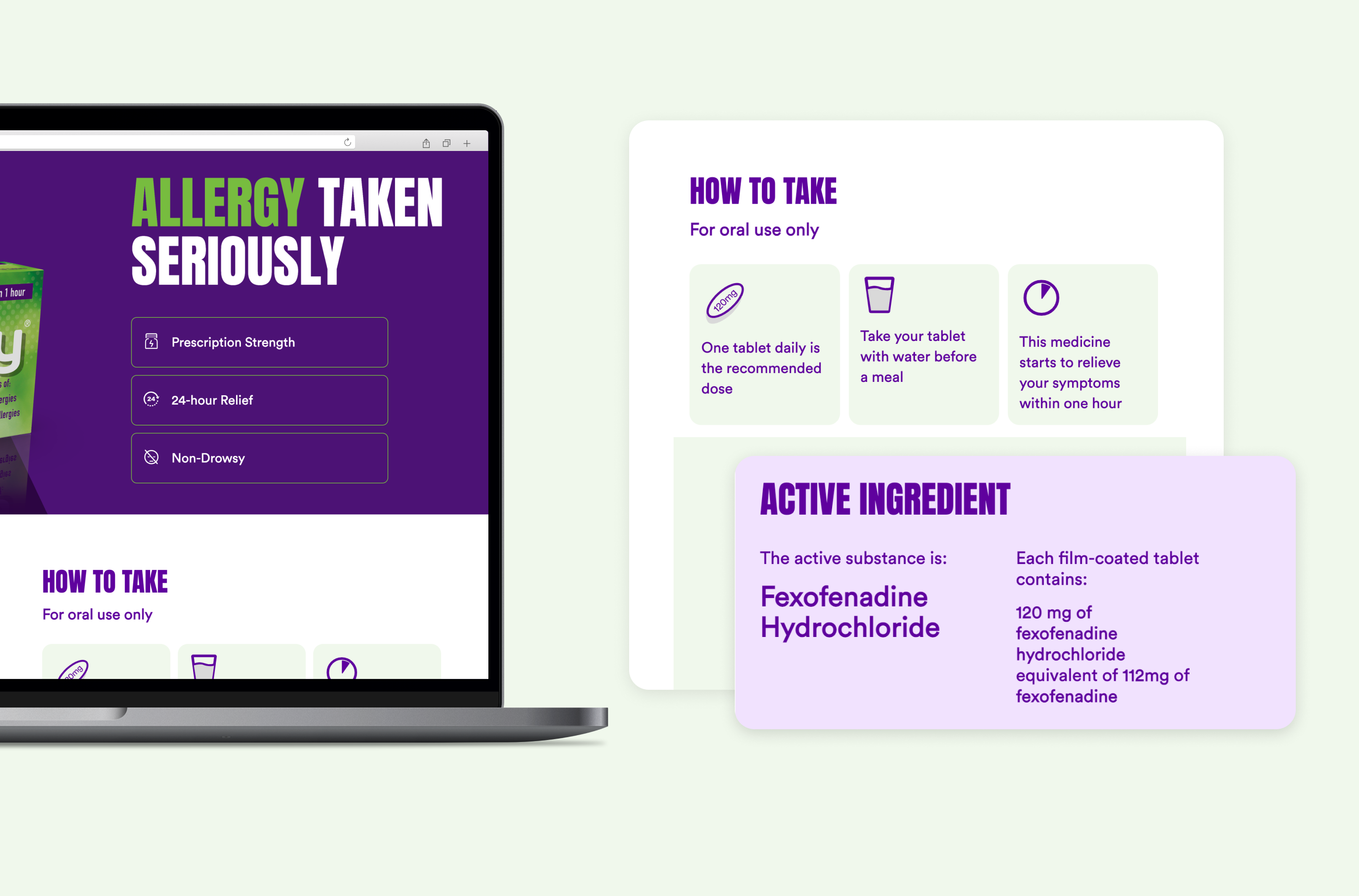 Product microsites