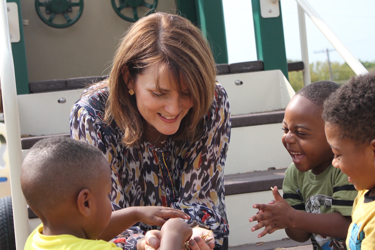 Early childhood educator uses fun activities to help young children learn.