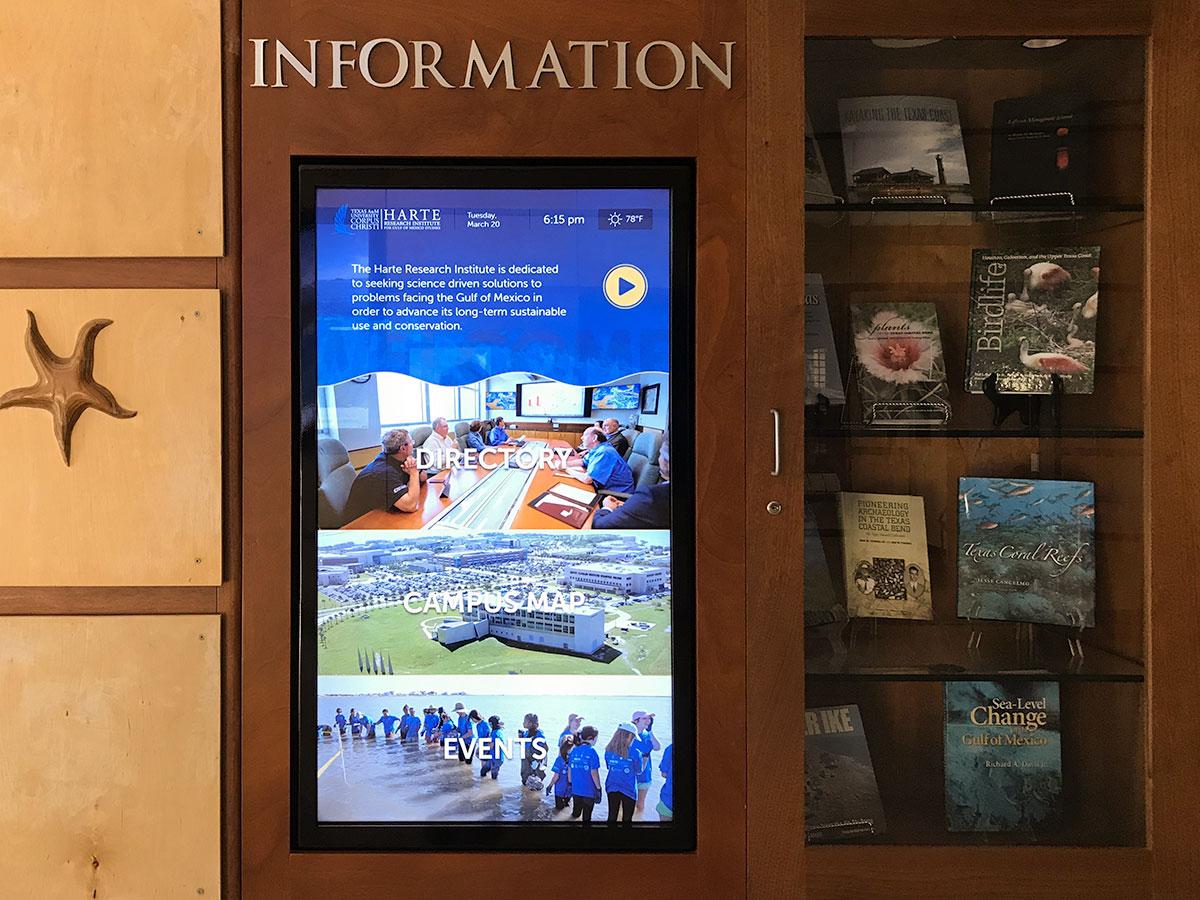 the installed touchscreen