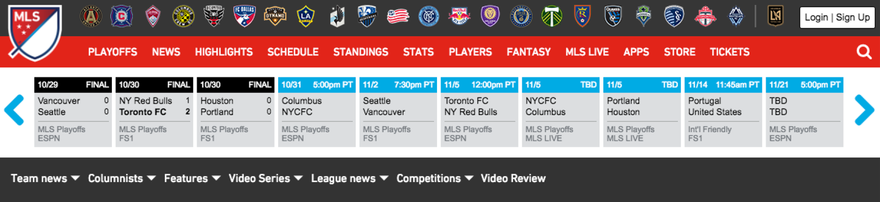 MLS Teams