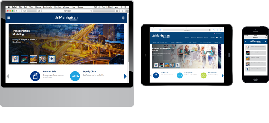Manhattan Associates Responsive Design