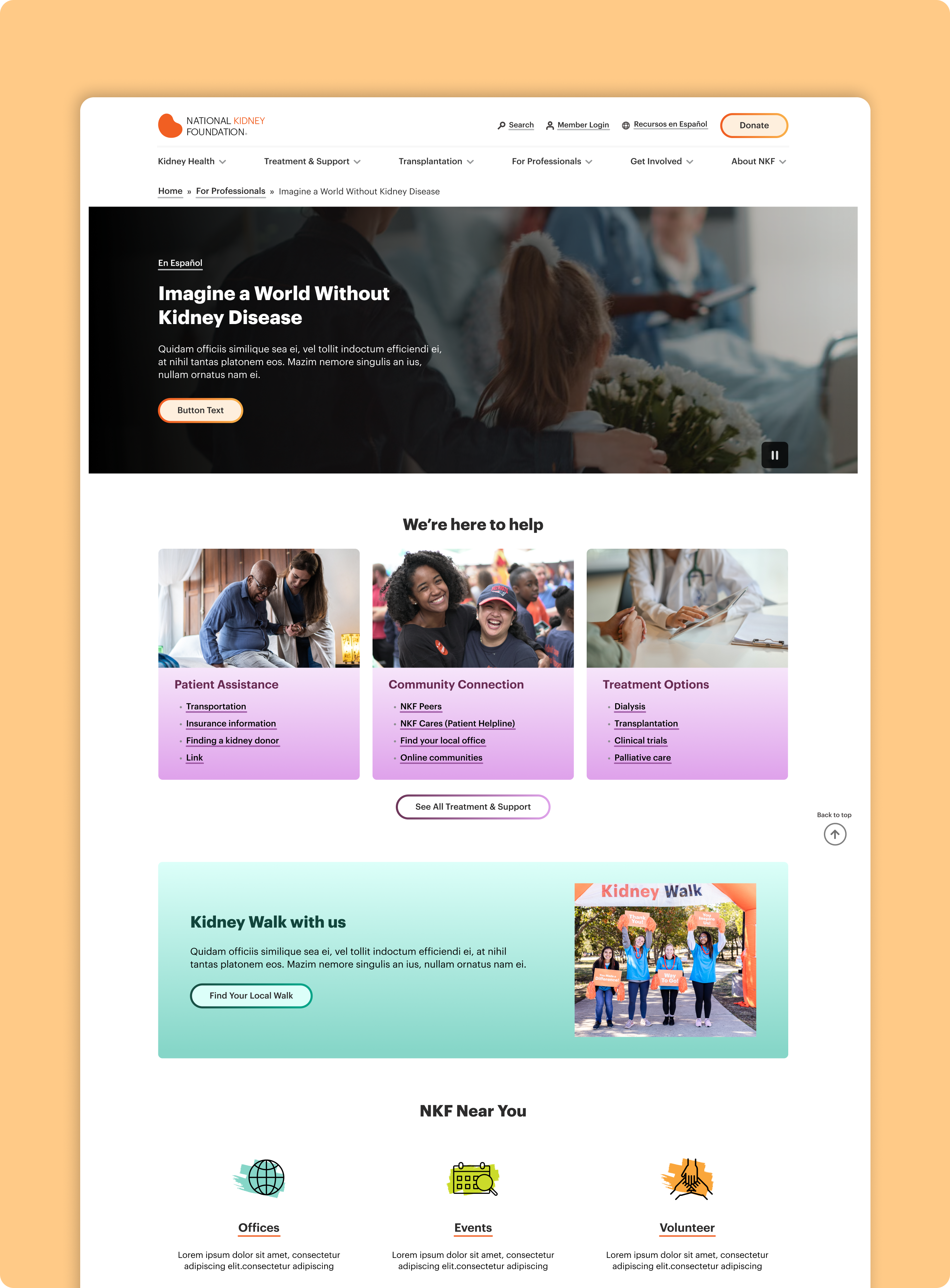 National Kidney Foundation partnered with QED42 to transform their website using Drupal