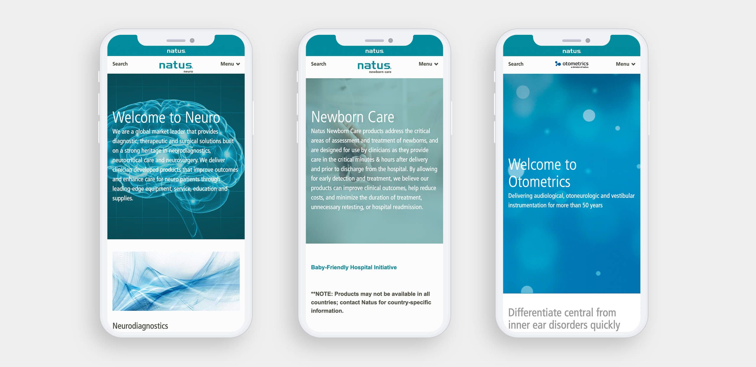 Natus mobile design