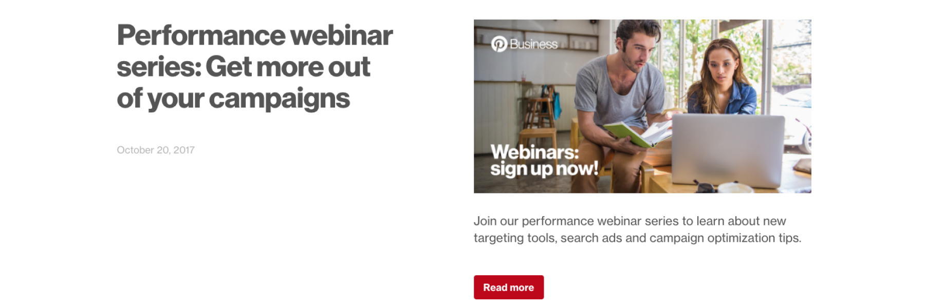 Getting More with Pinterest for Business