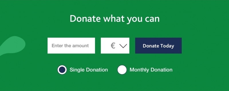 Bóthar's "quick donate" form