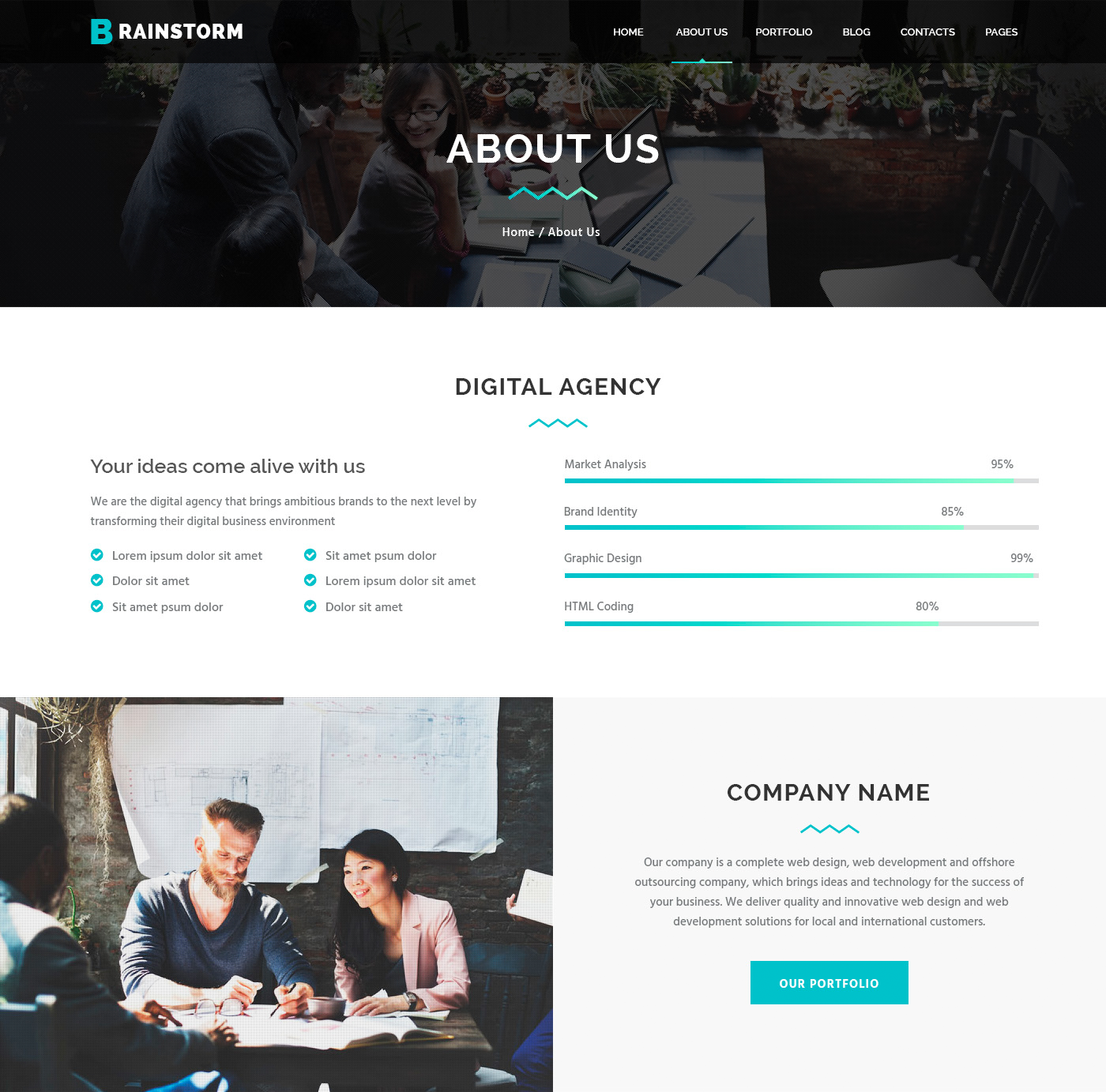 Brainstorm Profile About us