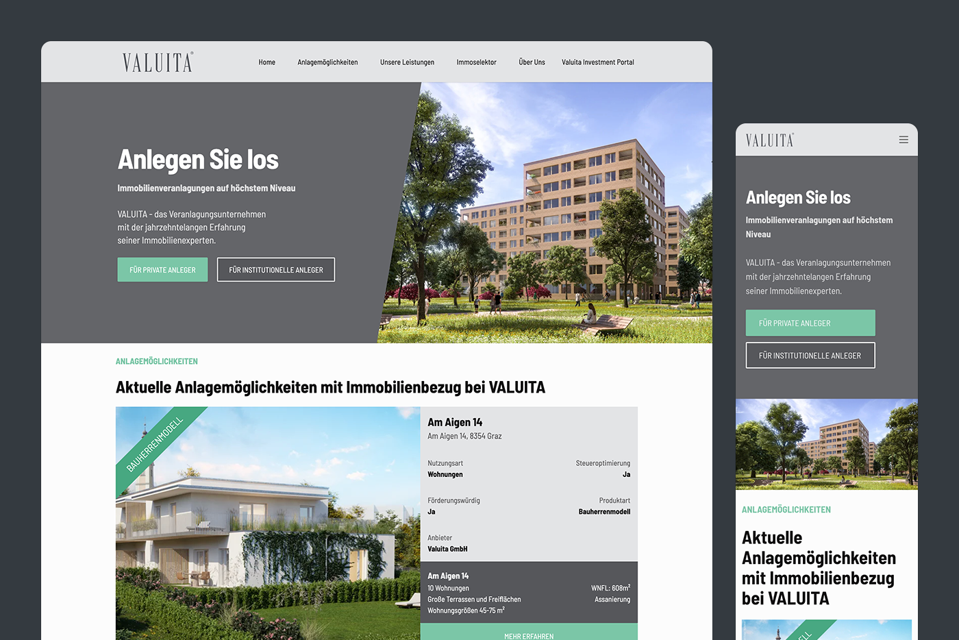 Valuita website image