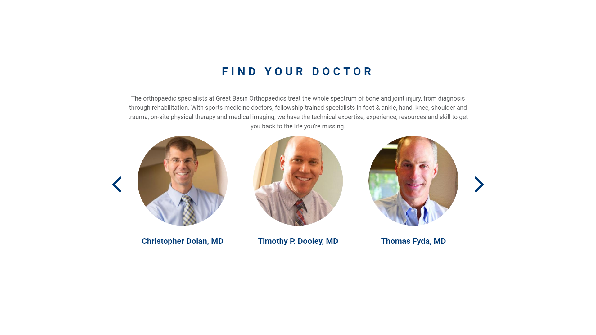 Physician Slider