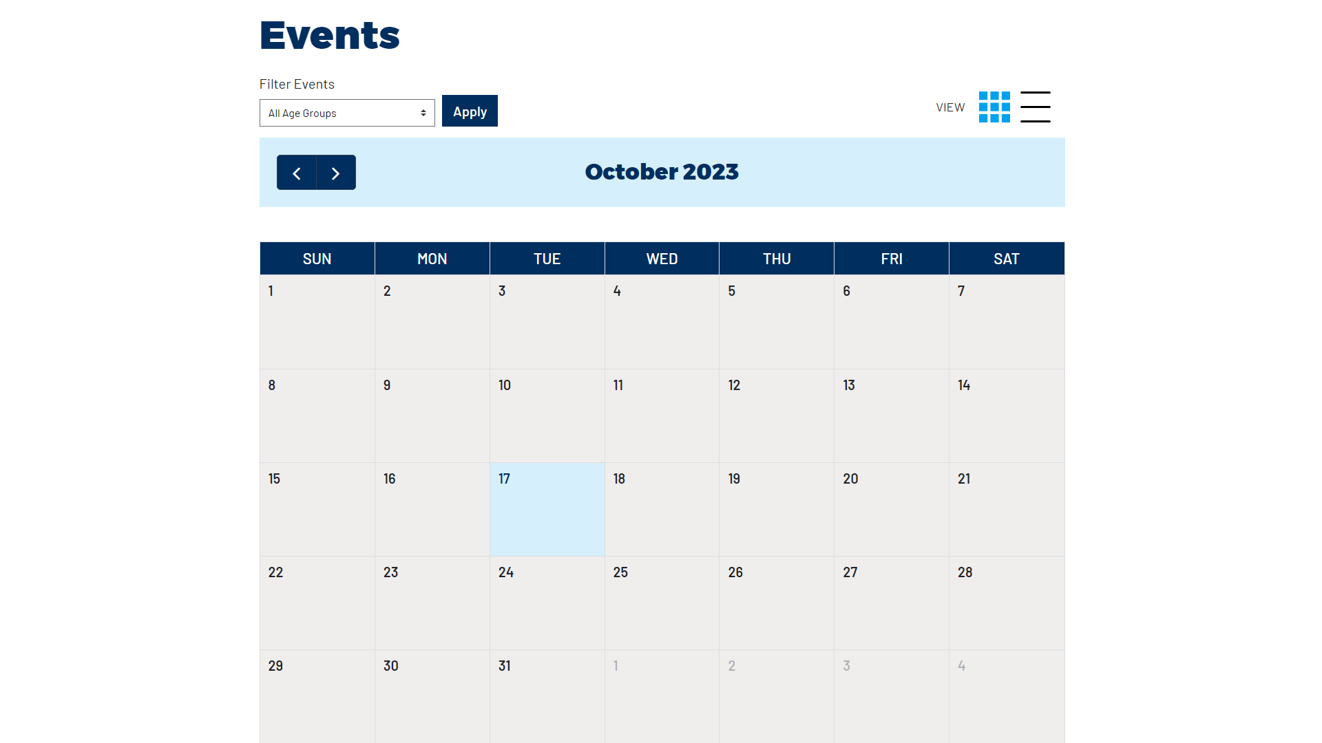 Event Calendar